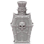 Poison Potion 3D Printed Dice Jail | RPG Dice Vault | D20 Storage Box | Player Gift - Safeguard Dice with a Lethal Elegance! - Black / Yes- Include Random Dice Set