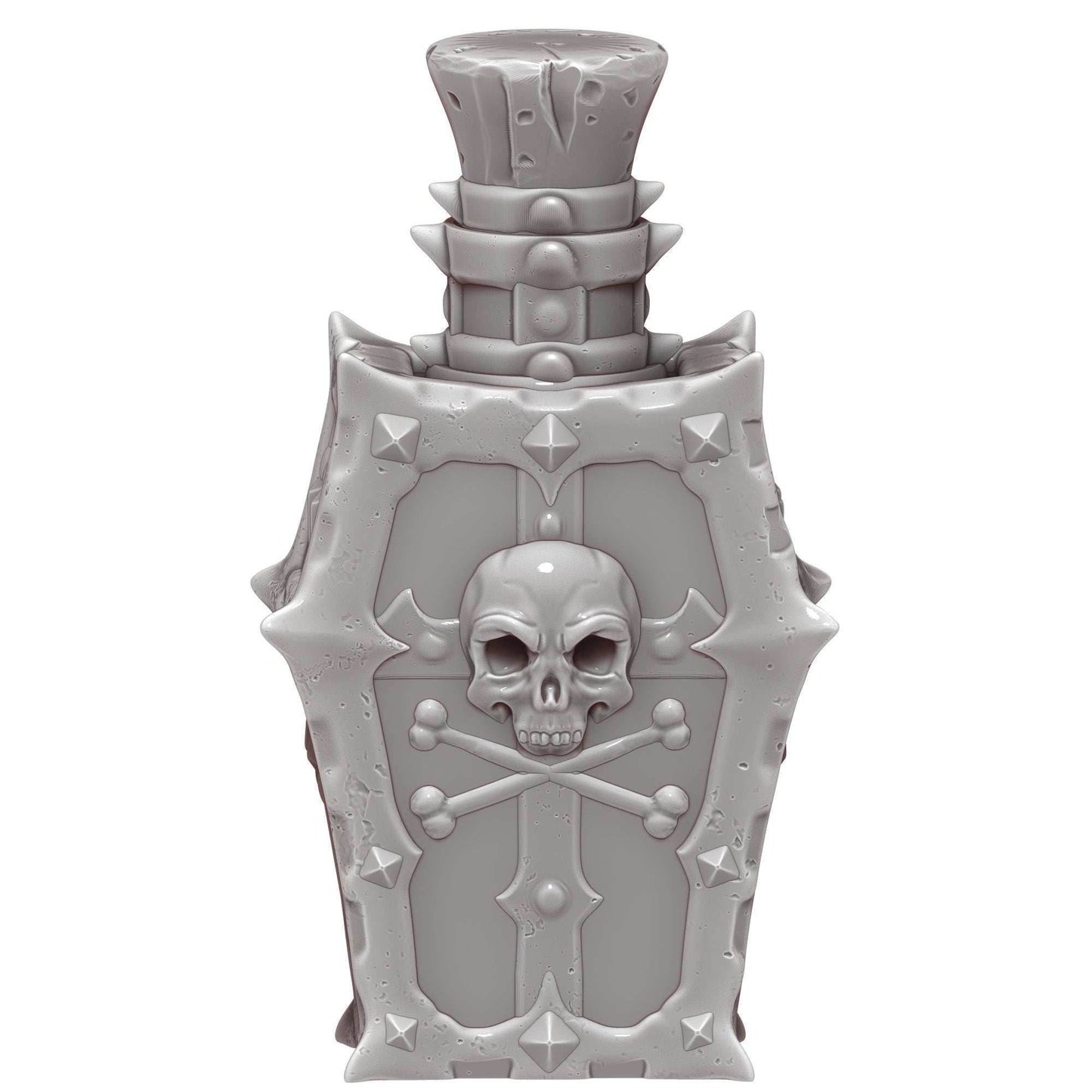 Poison Potion 3D Printed Dice Jail | RPG Dice Vault | D20 Storage Box | Player Gift - Safeguard Dice with a Lethal Elegance! - Black / Yes- Include Random Dice Set