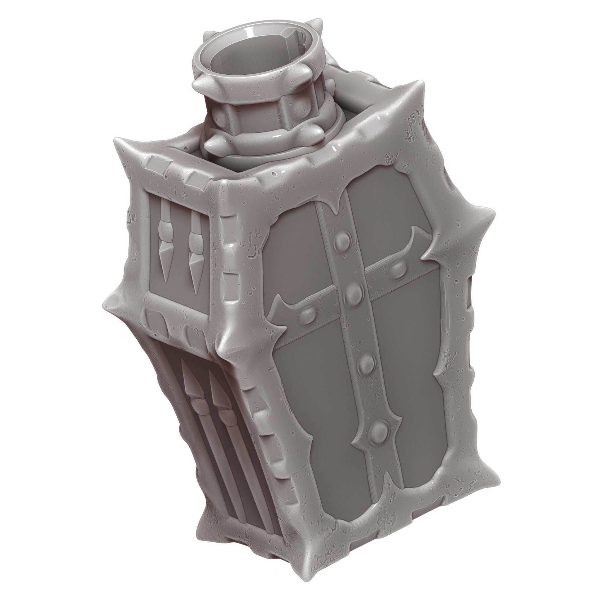 Poison Potion 3D Printed Dice Jail | RPG Dice Vault | D20 Storage Box | Player Gift - Safeguard Dice with a Lethal Elegance! - Black / Yes- Include Random Dice Set