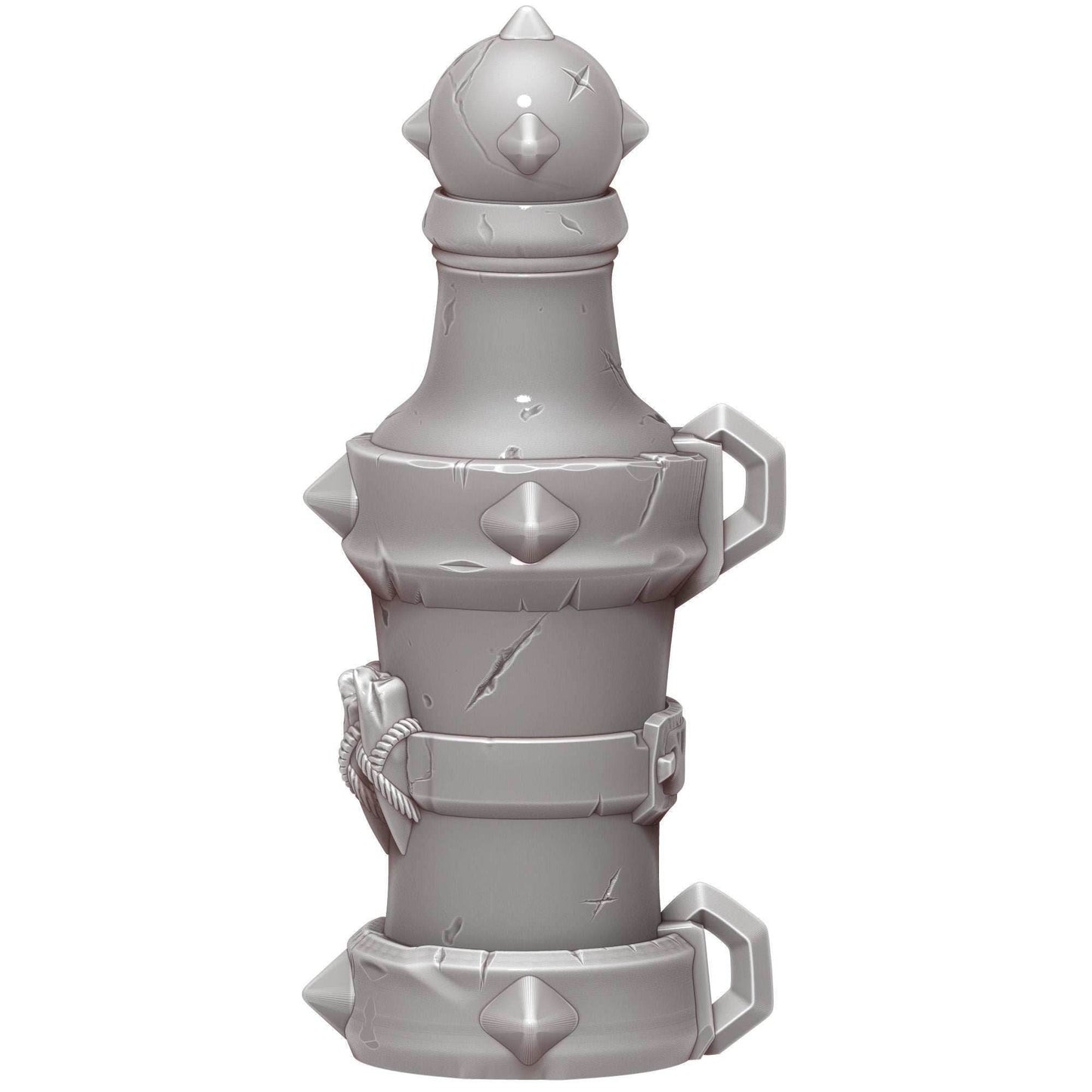 Ogre's Strength Potion 3D Printed Dice Jail | RPG Dice Vault | D20 Storage Box | Player Gift - Channel Massive Power! - Black / Yes- Include Random Dice Set