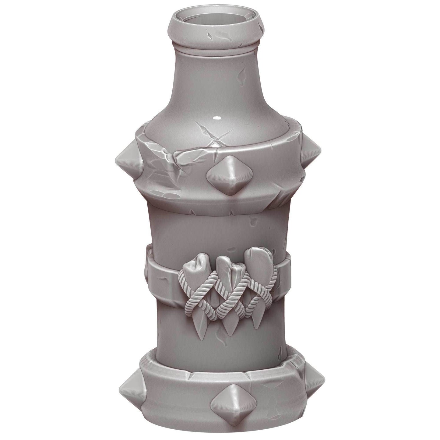 Ogre's Strength Potion 3D Printed Dice Jail | RPG Dice Vault | D20 Storage Box | Player Gift - Channel Massive Power! - Black / Yes- Include Random Dice Set