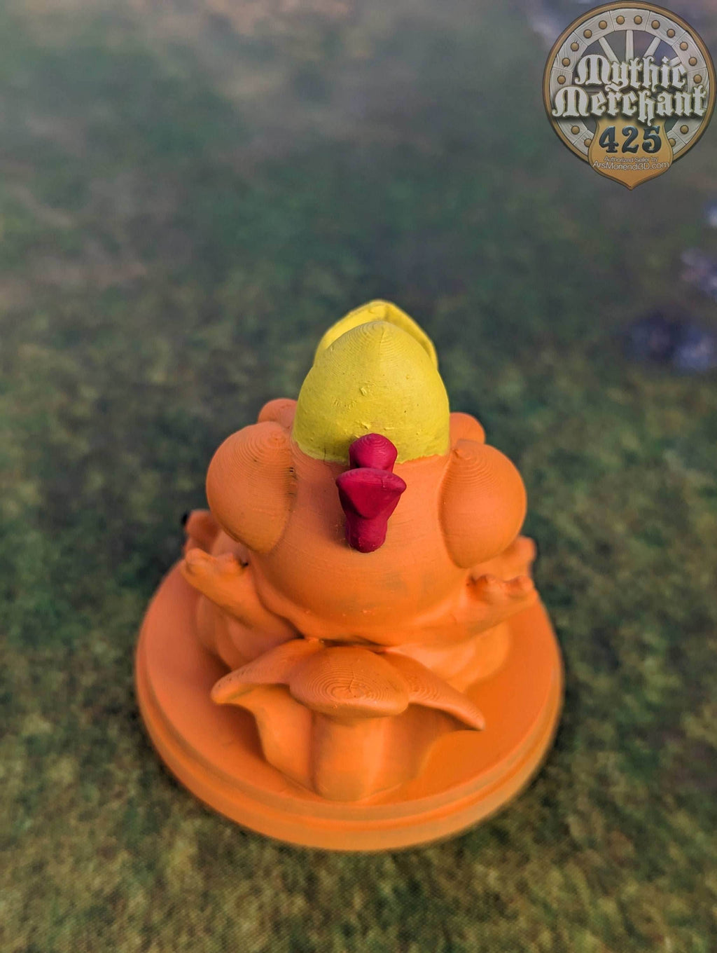 Baby Phoenix Toy 3D Printed Dice Guardian - Dice Jail | RPG Dice Vault | D20 Box | Player Unique Gift - Playful Dice Holder! - Black / Yes- Include Random Dice Set