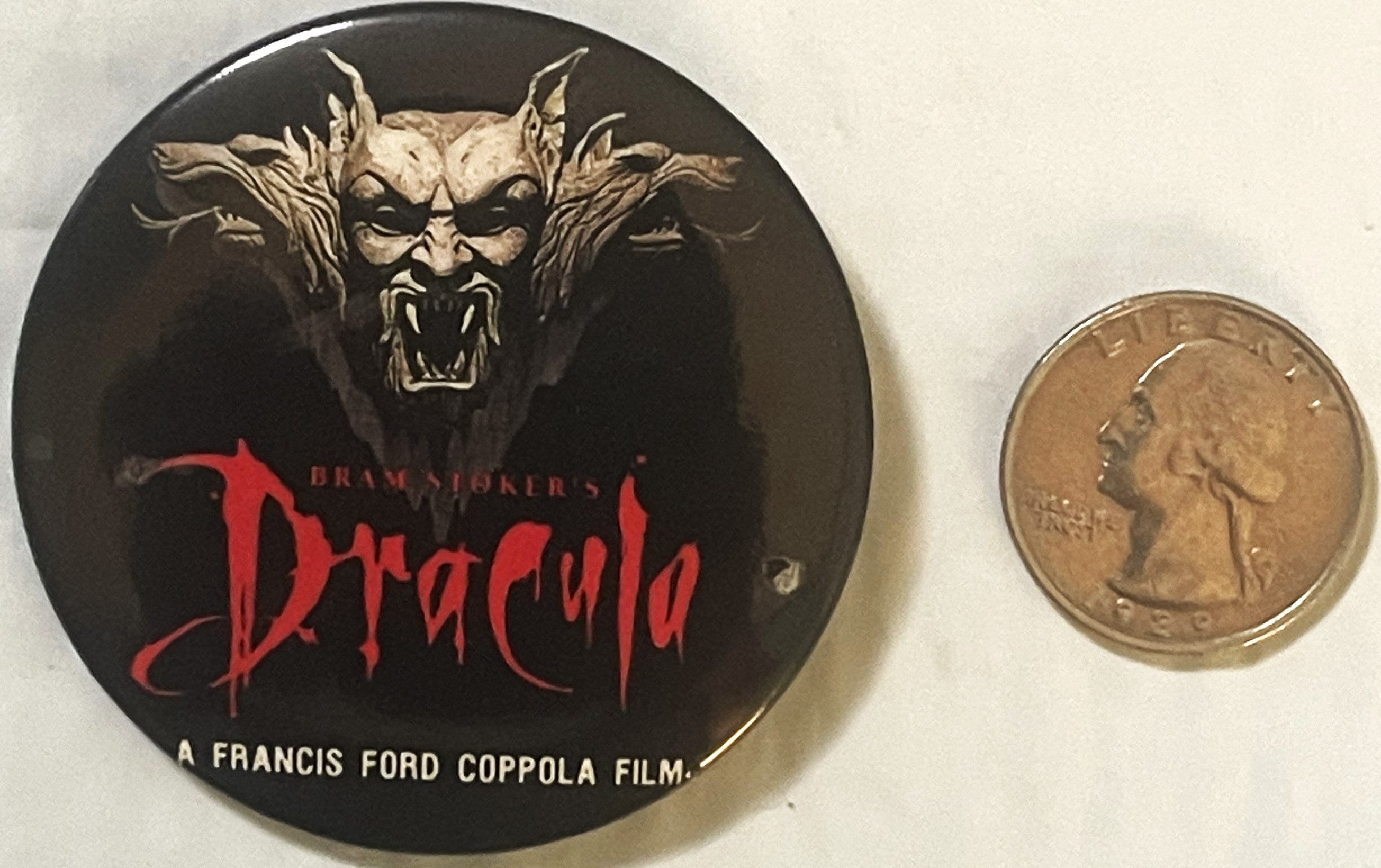 Vintage 1992 Bram Stoker’s Dracula Movie Promo Pin | Coppola Film