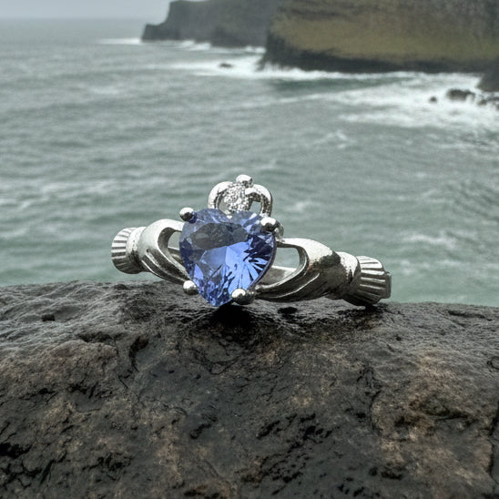 Lavender Claddagh Ring