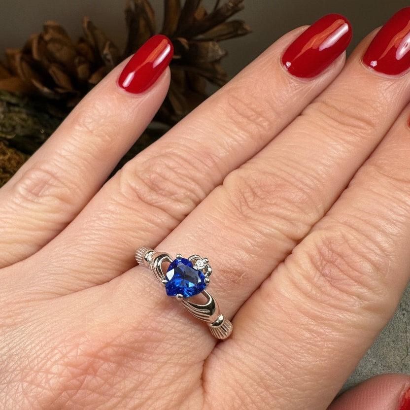 Lavender Claddagh Ring