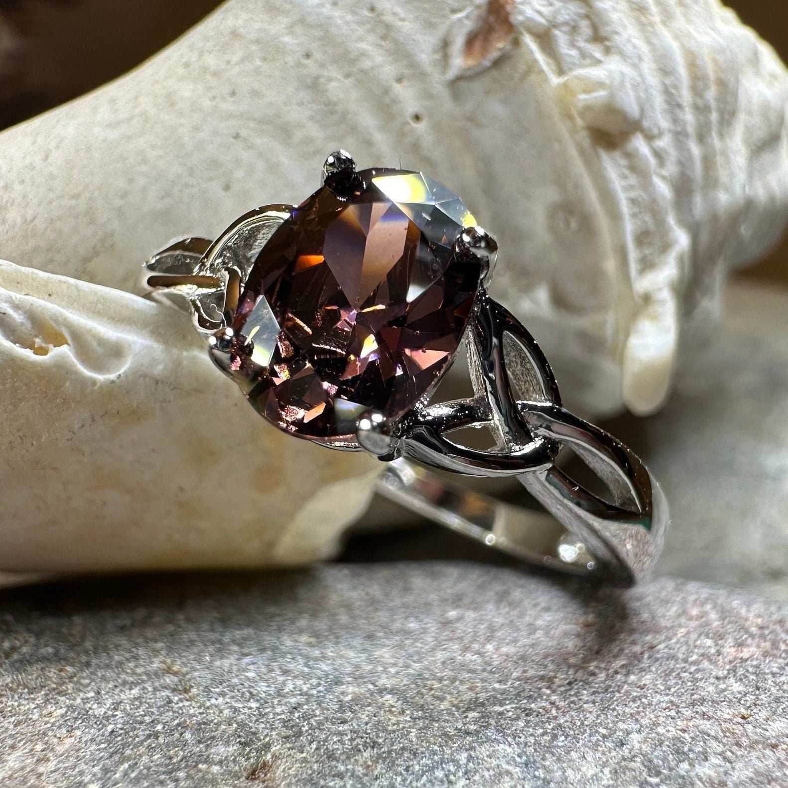 Celtic Autumn Ring - 5 / Silver