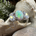 Eternity Opal Celtic Ring