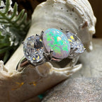 Eternity Opal Celtic Ring