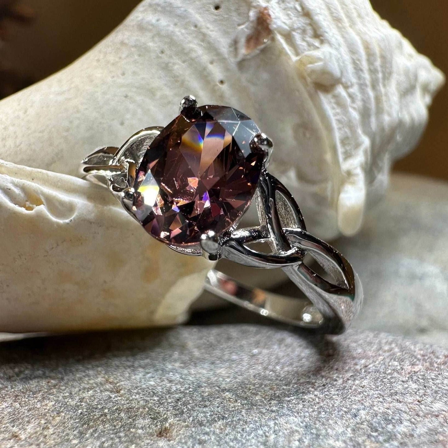 Celtic Autumn Ring - 5 / Silver