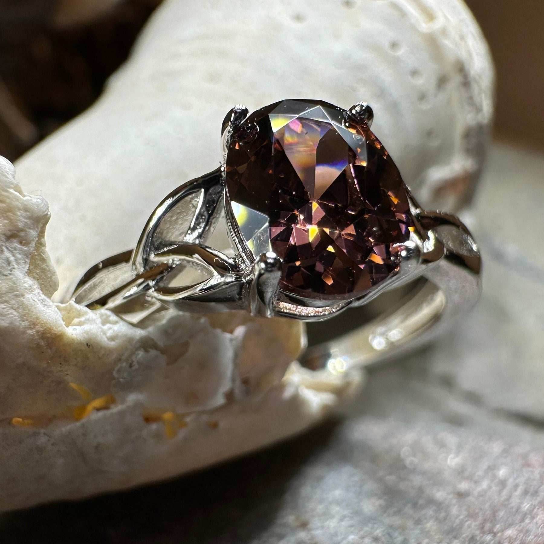Celtic Autumn Ring - 5 / Silver
