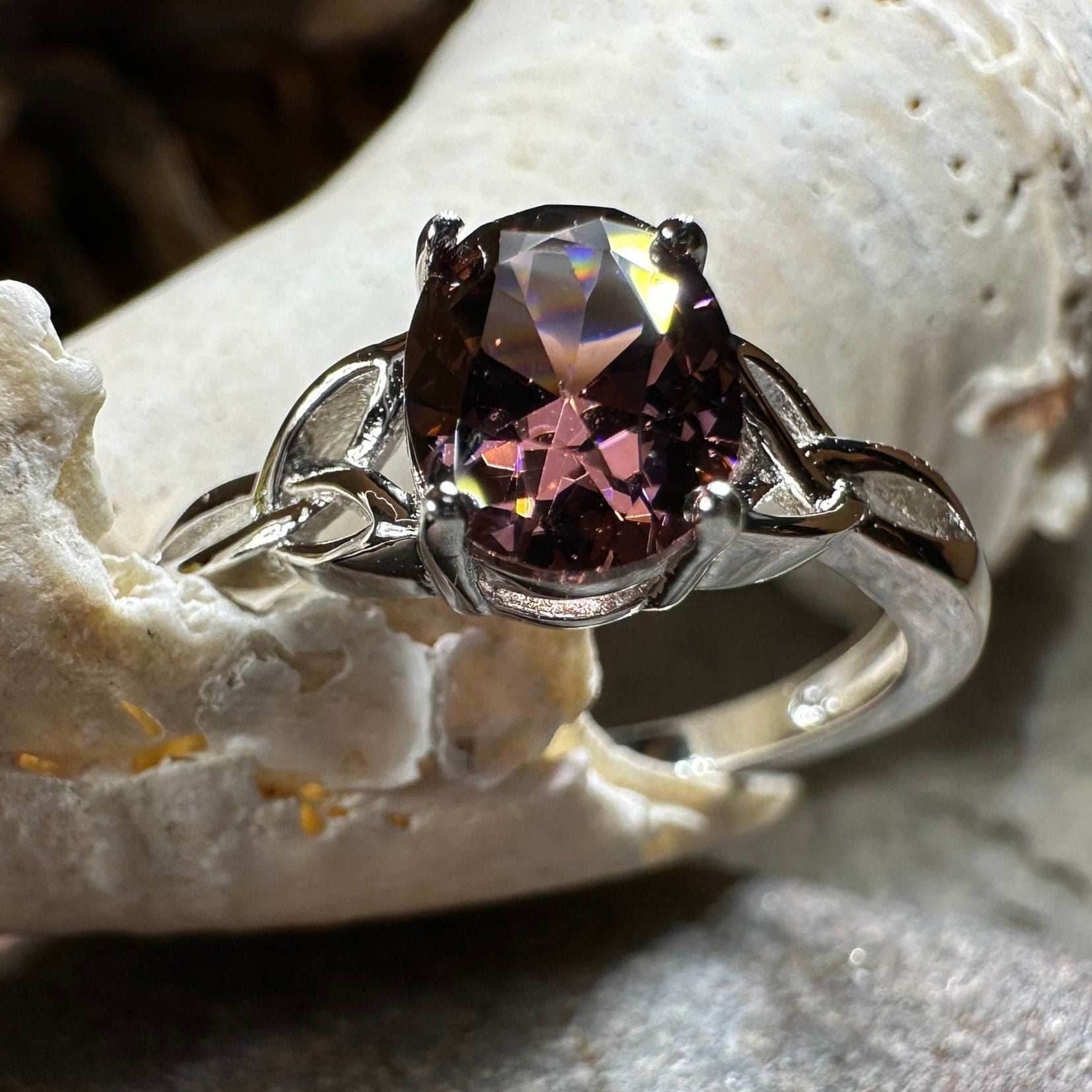 Celtic Autumn Ring - 5 / Silver