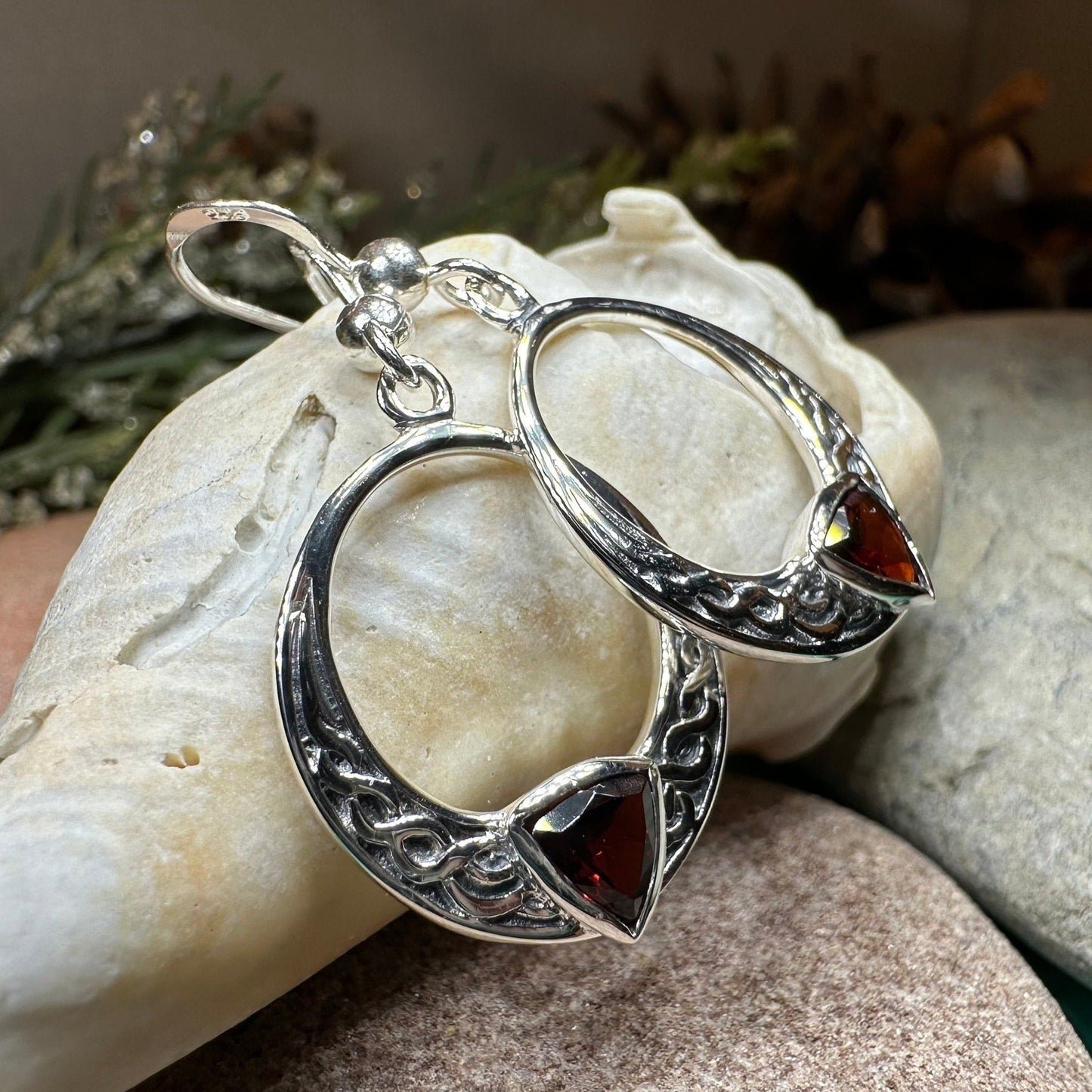 Clarion Trinity Knot Earrings