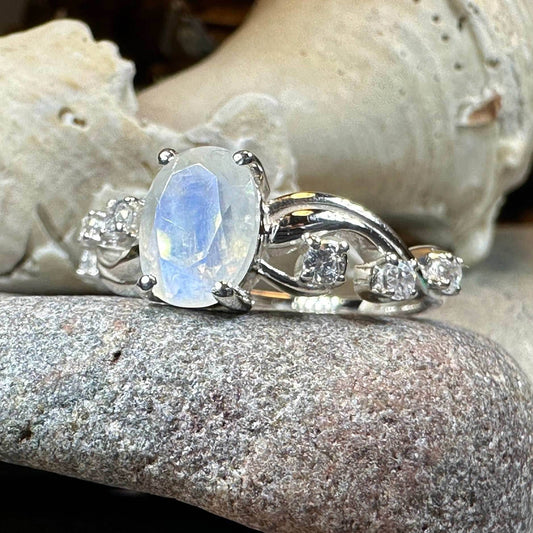 Winter Dawn Moonstone Ring - 6