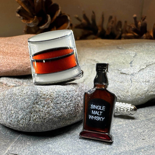Single Malt Scotch Whisky Cuff Links - 