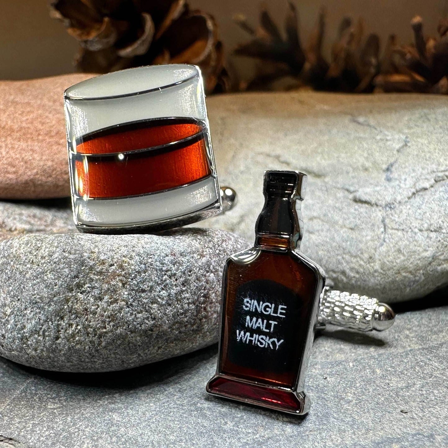 Single Malt Scotch Whisky Cuff Links - 