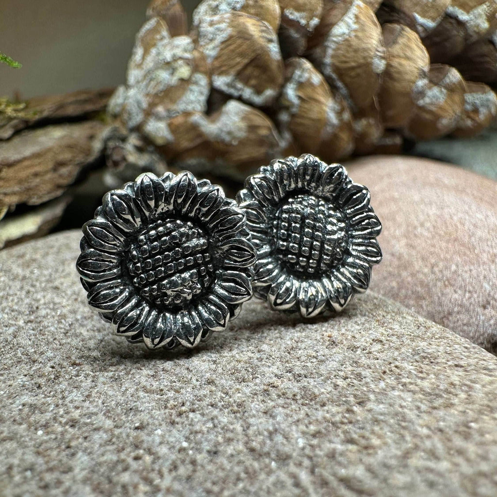 Fonnail Sunflower Post Earrings - 