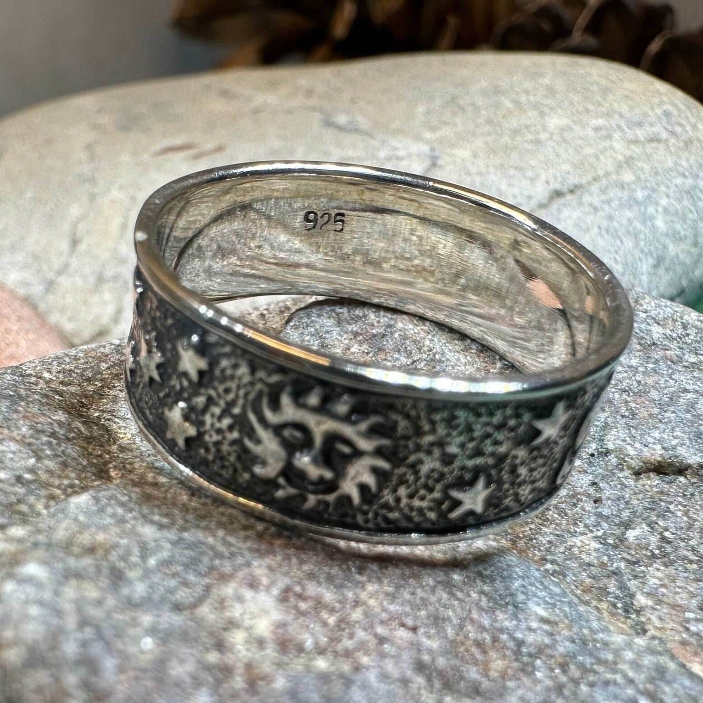 Cosmos Crescent Moon Ring - 5