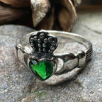 Dunluce Claddagh Ring - 6 / Pink