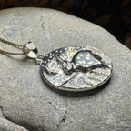 Night Sky Rabbit Necklace - 18