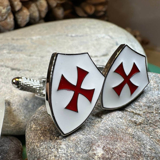 Knight's Templar Cross Cuff Links - 