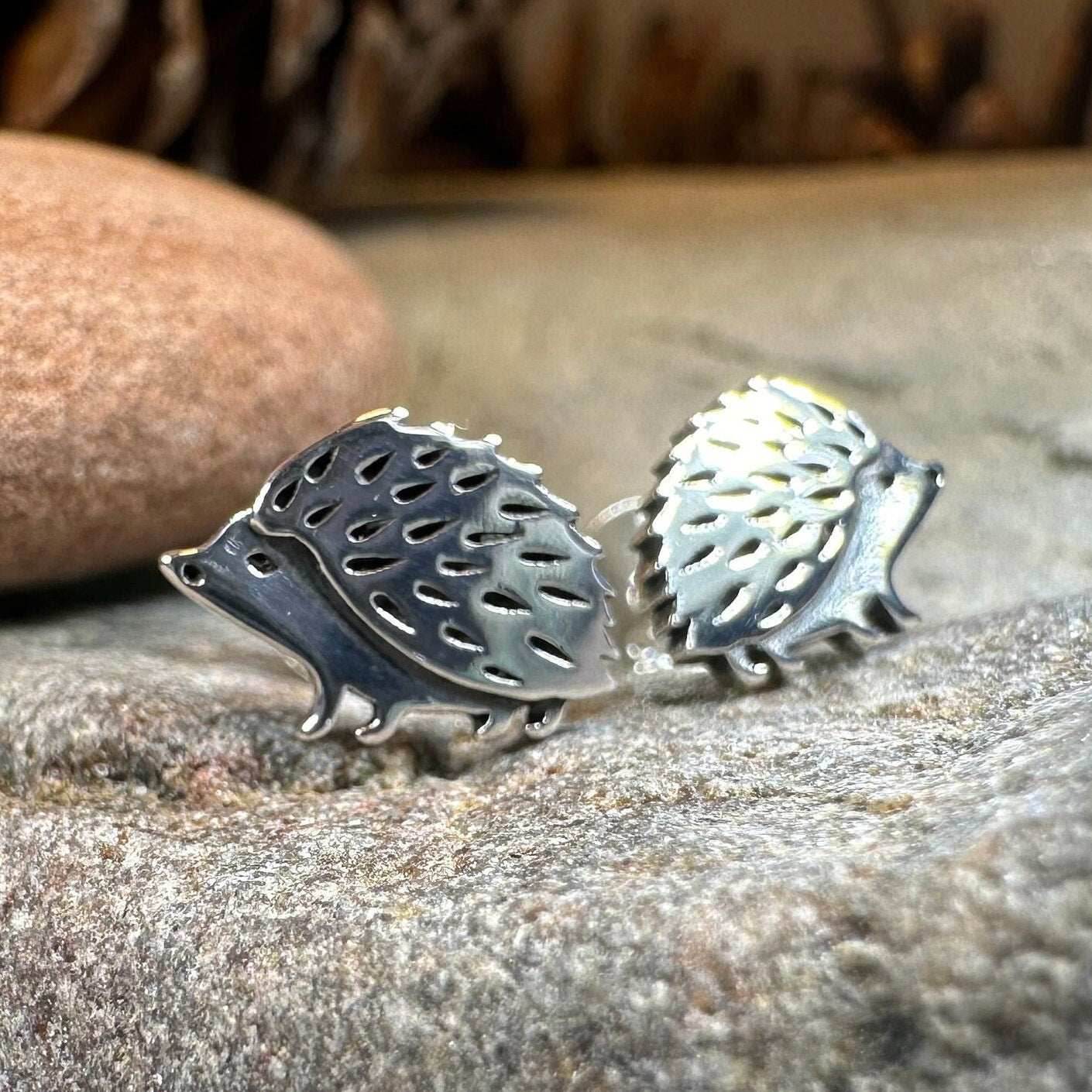 Hedgehog Earrings - 