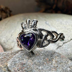 Agivey Claddagh Ring - 5 / Black