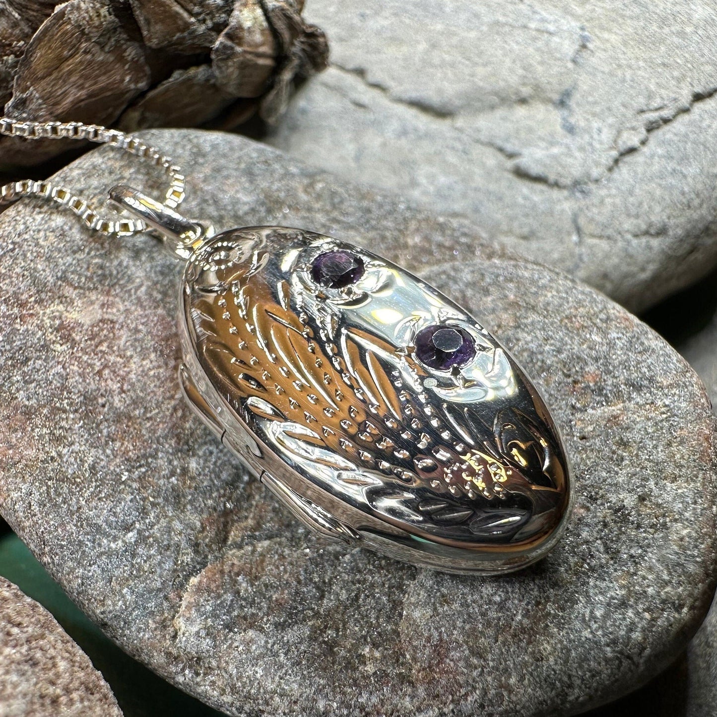 Meadowbrook Flower Locket Necklace