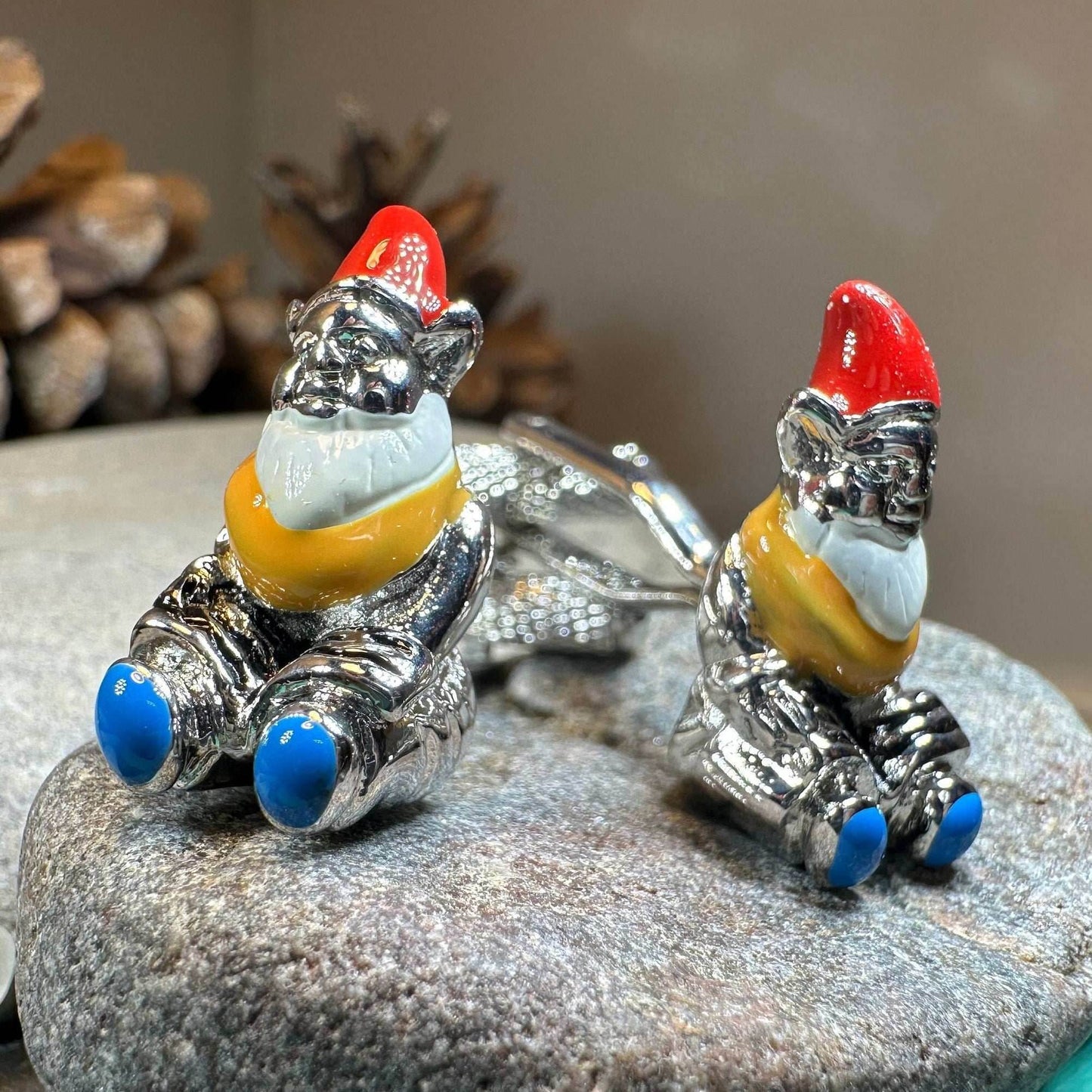 Garden Gnome Cuff Links - 
