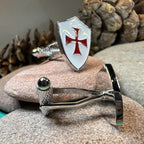 Knight's Templar Cross Cuff Links - 