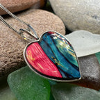 Scottish Heathergems Heart Necklace