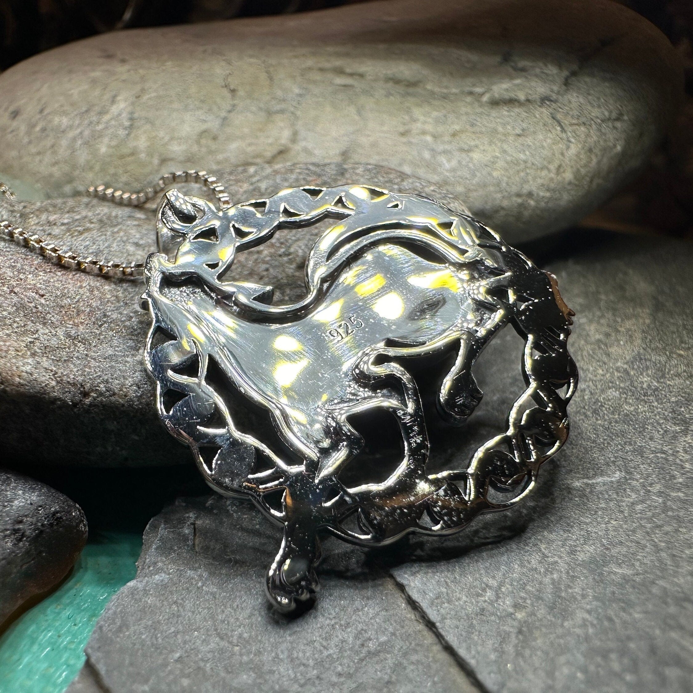 Pictish Celtic Dog Necklace