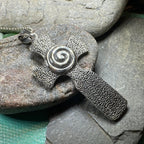 Newgrange Celtic Cross Necklace