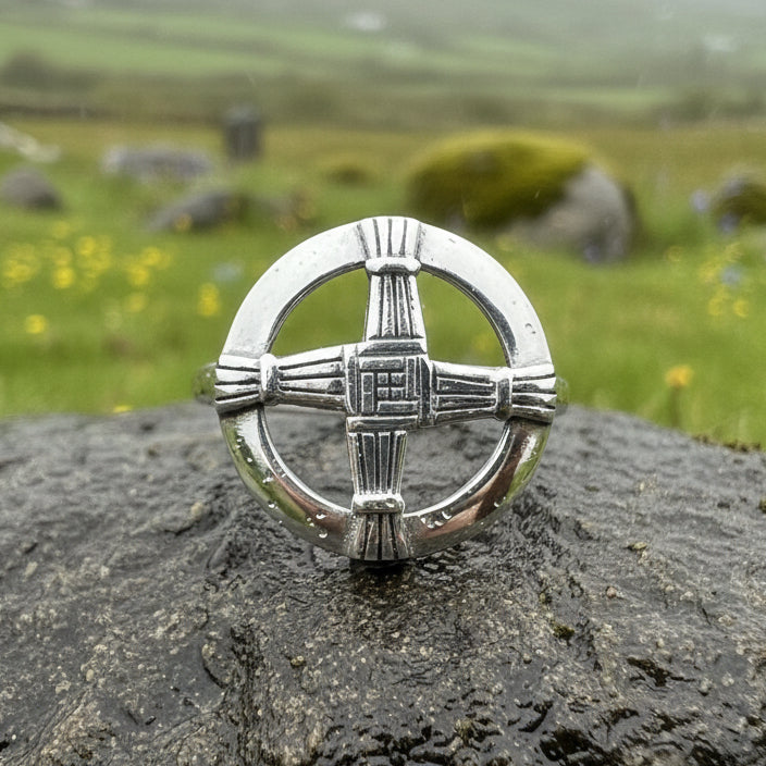 Springtide Saint Brigid's Cross Ring