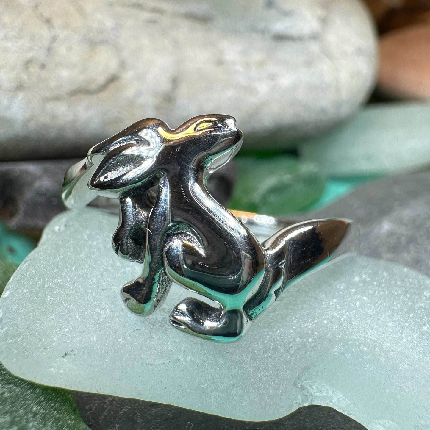 Moonlight Dancer Rabbit Ring - 5