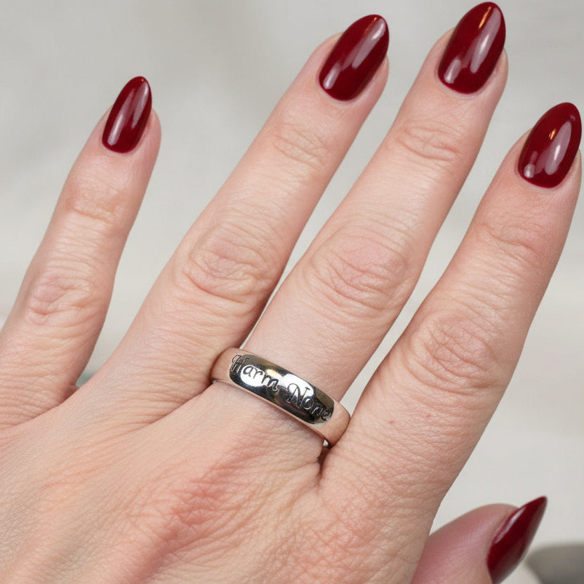 Harm None Wiccan Ring