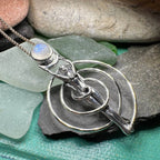 Danu Spiral Necklace - Amethyst