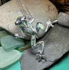 Abalone Frog Necklace - 18
