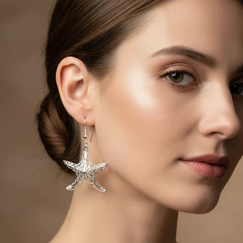Cassie Starfish Earrings