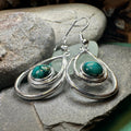Heathergems Scottish Celtic Drop Earrings