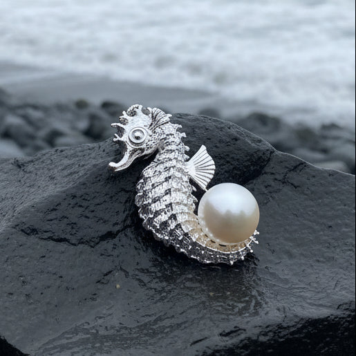 Pearl Seahorse Necklace
