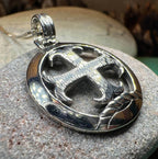 Knight's Templar Celtic Cross Necklace - 18