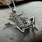 Sicilian Trinacria Triple Spiral Necklace