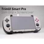 Felt TrimUI Smart Pro Slim Grip 2-in-1 Reversible Screen Cover & Slim Comfort Grip Case with Felt Wrap Ergonomic TRIMUI Handheld 2n1 Deluxe - Yellow