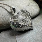 Annora Scottish Thistle Necklace - 18