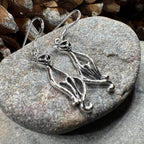 Roxie Celtic Cat Earrings - 