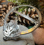 Double Thistle Scarf Ring - 