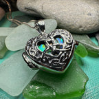 Adoration Trinity Knot Locket Necklace