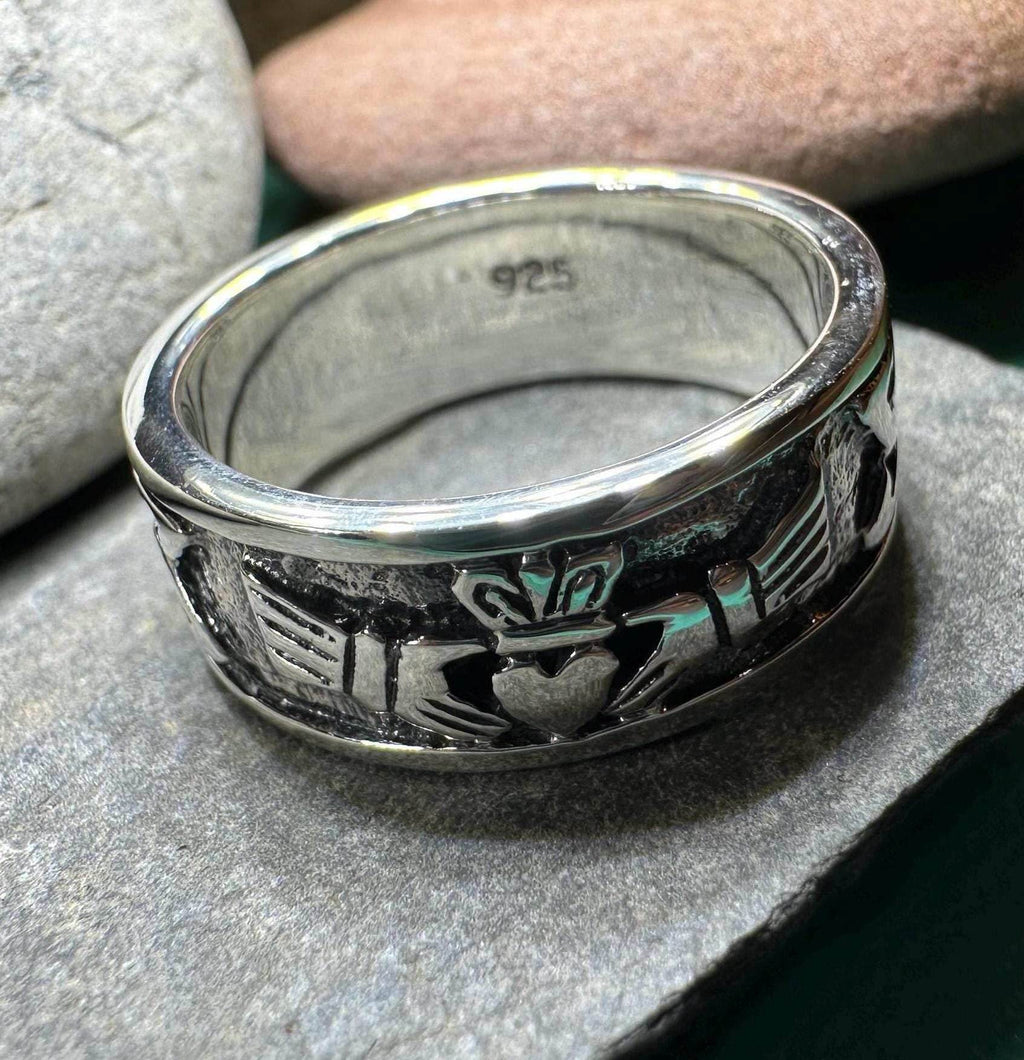 Gu Là Luain Celtic Claddagh Ring - 9