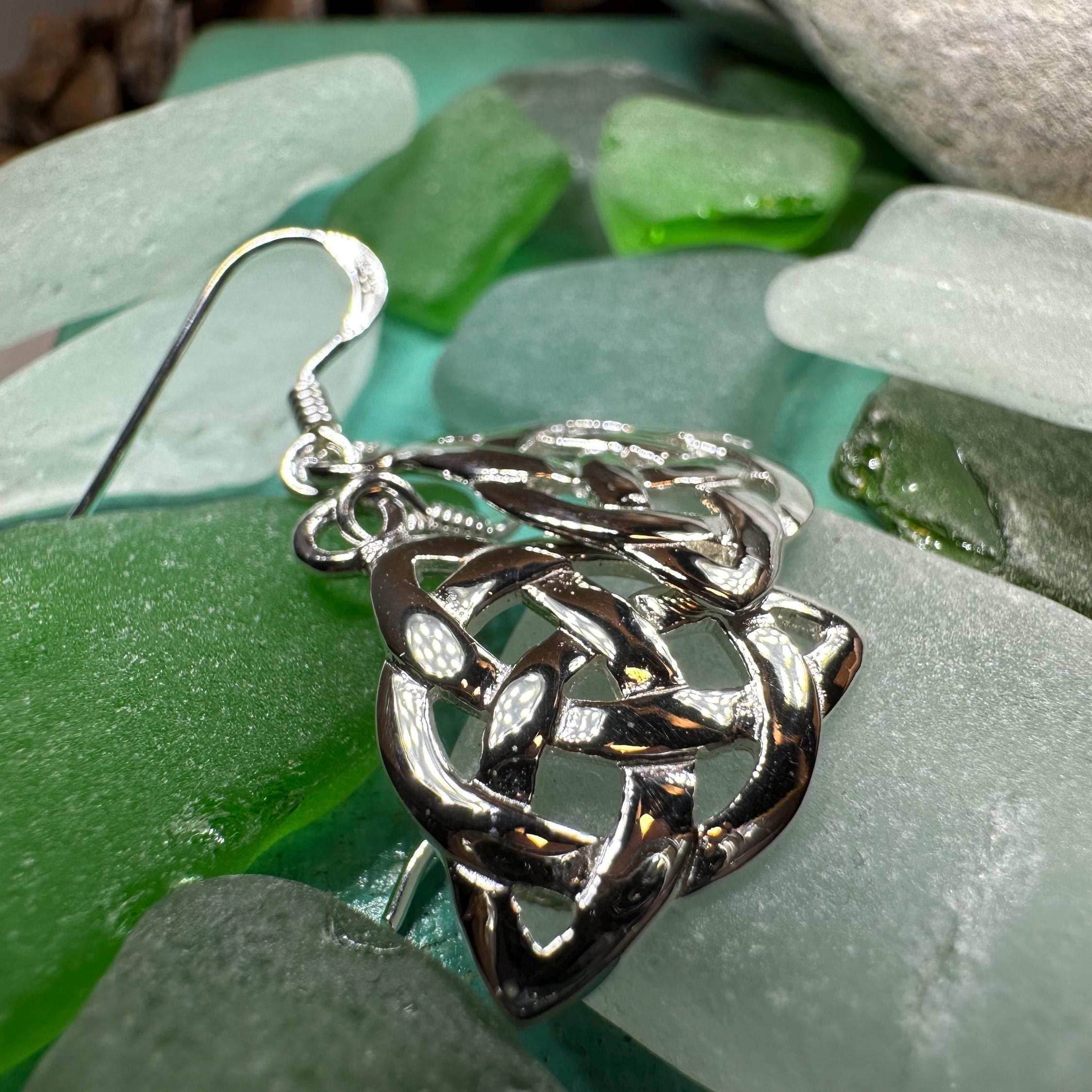 Lyric Celtic Triquetra Earrings - 