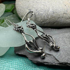 Roxie Celtic Cat Earrings - 